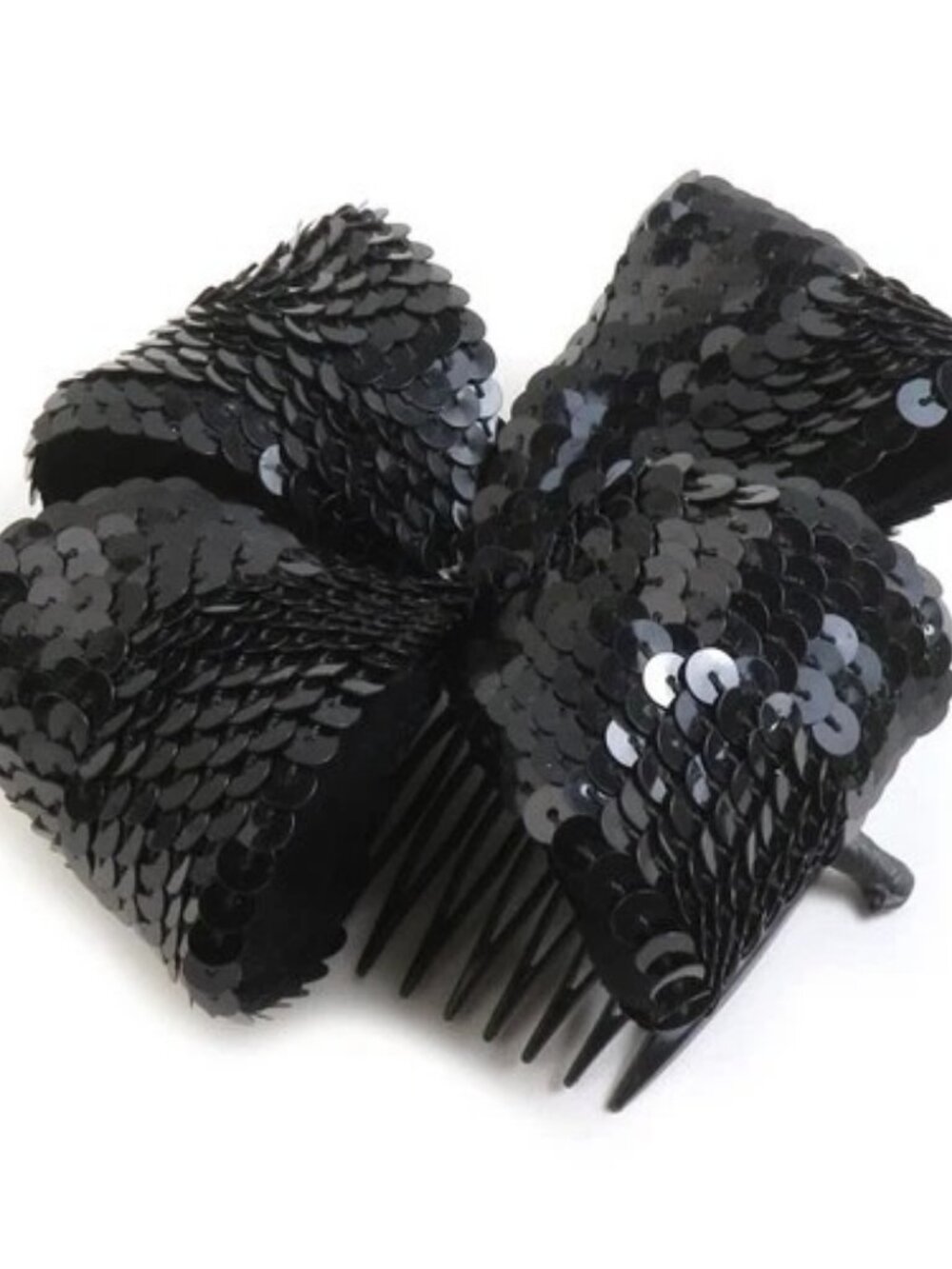 Auth CHANEL Hair Accessory Black Sequin - e61042a - Picture 1 of 8